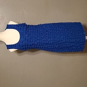 Elementz Stylish Little Blue Dress EUC Medium